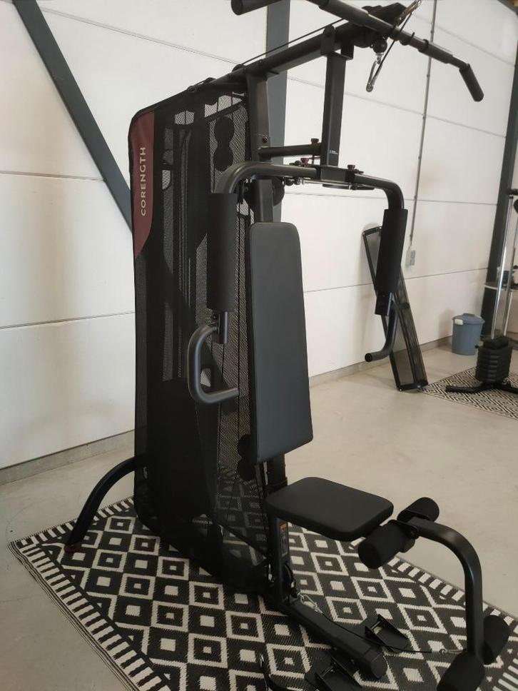 Corenght HG Compact Krachtstation, Homegym, Sport en Fitness, Fitnessapparatuur, Zo goed als nieuw, Krachtstation, Armen, Benen