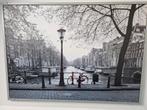 Poster - Amsterdam rode fiets, Huis en Inrichting, Woonaccessoires | Schilderijen, Tekeningen en Foto's, Foto of Poster, Zo goed als nieuw