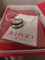 Zinzi ring nieuw zilver met zwarte steentjes maat 54, Nieuw, Ophalen of Verzenden