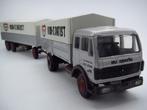 NZG - Mercedes Combinatie '' van Mierlo Veghel '' 1:50, Ophalen of Verzenden, Zo goed als nieuw, Bus of Vrachtwagen, NZG