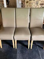 3 eetkamerstoelen gratis, Huis en Inrichting, Stoelen, Ophalen, Gebruikt, Overige kleuren, Drie