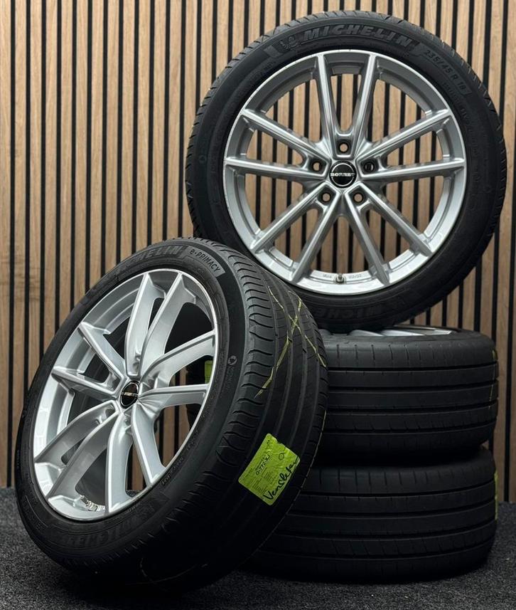 18 inch Borbet W - Tesla Model 3 5x114.3 ET40 TPMS 235/45/18, Auto-onderdelen, Banden en Velgen, Banden en Velgen, Zomerbanden