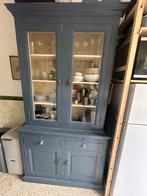 Landelijke buffetkast blauw grijs, Ophalen, 200 cm of meer, Landelijk, 25 tot 50 cm