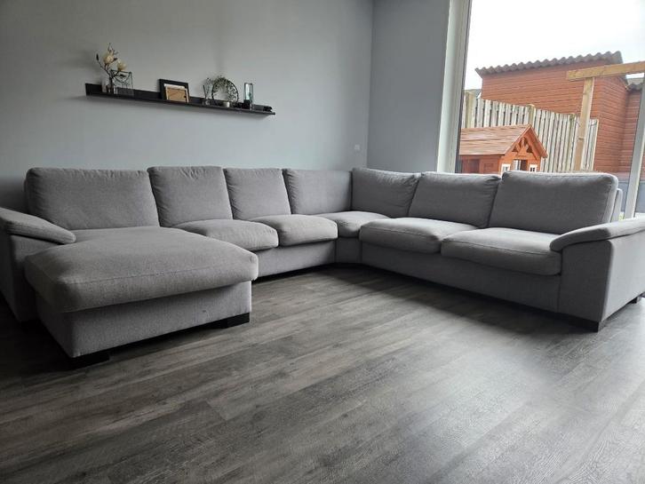 U‑hoekbank Zitmaxx Wonen – Diem Germany Comfort (Grey), Huis en Inrichting, Banken | Bankstellen, Gebruikt, Hoekbank, Vierpersoons of meer