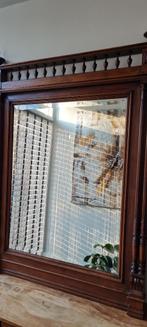 mooie antieke spiegel let op ophalen in Zwartewaal, Antiek en Kunst, Ophalen, Rechthoekig, 100 tot 150 cm, 150 tot 200 cm