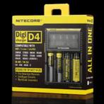 Nitecore D4 oplader, Audio, Tv en Foto, Opladers, Ophalen of Verzenden, Nieuw