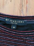 MY JEWELLERY glitter streep truitje trui top maat M zgan, Maat 38/40 (M), My Jewellery, Ophalen of Verzenden, Zo goed als nieuw