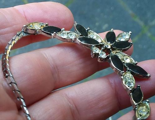 Geërfd,.Oude chique Halsketting met oorstekers., Sieraden, Tassen en Uiterlijk, Kettingen, Zo goed als nieuw, Verzenden