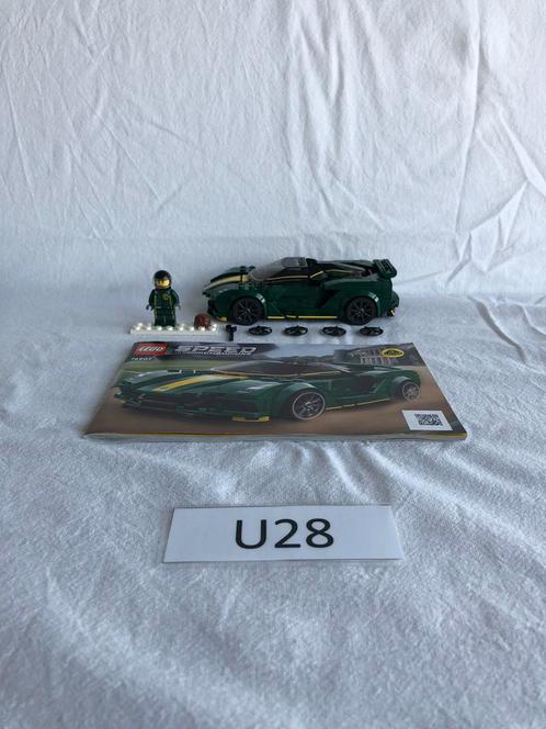 U28 - Lego SC 76907 - Lotus Evija, Kinderen en Baby's, Speelgoed | Duplo en Lego, Zo goed als nieuw, Ophalen of Verzenden