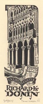 1206 Ex Libris Oostenrijk : Toni Hofer, 1941, Antiek en Kunst, Kunst | Etsen en Gravures, Verzenden