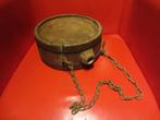 Antiek Drinkvaatje Kuipers tonnetje rond 1830 met ketting, Antiek en Kunst, Ophalen of Verzenden