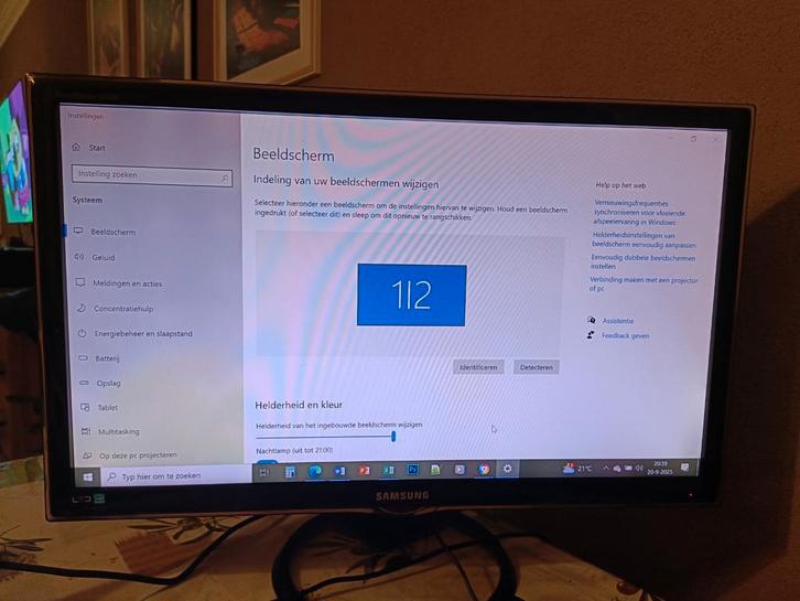 Samsung Monitor 27 inch, Computers en Software, Monitoren, Gebruikt, 60 Hz of minder, LED, Full HD, Ophalen