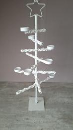 Staande waxinelicht houder, Gebruikt, 50 tot 75 cm, Wit, Ophalen of Verzenden