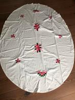 Ovaal tafelkleed met viooltjes + servetten - Nieuw!, Huis en Inrichting, Ophalen of Verzenden, Nieuw, Ovaal, Binnen