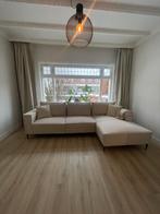 Beige / greige hoekbank moos by FonQ 2mnd oud - zgan, Huis en Inrichting, Ophalen, Zo goed als nieuw, Stof