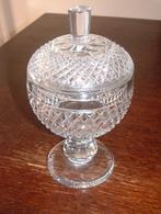 prachtige gave vintage kristal pot bokaal met deksel, Ophalen of Verzenden, Kristal, Overige typen