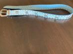 Turquoise leren riem van Nanni, Tailleriem, Ophalen of Verzenden, Gedragen, Overige kleuren