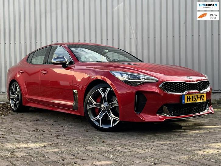 Kia Stinger 3.3 V6 T-GDI AWD GT 370PK, Auto's, Kia, Te koop, Stinger, 360° camera, 4x4, ABS, Adaptive Cruise Control, Airbags