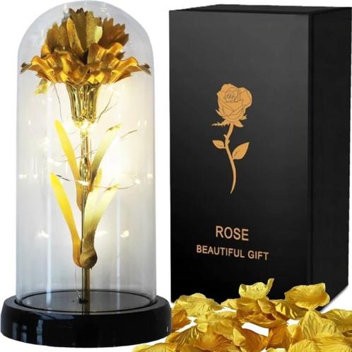Eeuwige Roos in Glas LED  Boeket Geschenk Rozen LED Tuba Gla, Huis en Inrichting, Woonaccessoires | Kunstplanten en Kunstbloemen