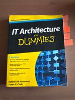 IT Architecture for Dummies - Zo goed als nieuw!, Boeken, Informatica en Computer, Ophalen of Verzenden, Zo goed als nieuw, Vakgebied of Industrie
