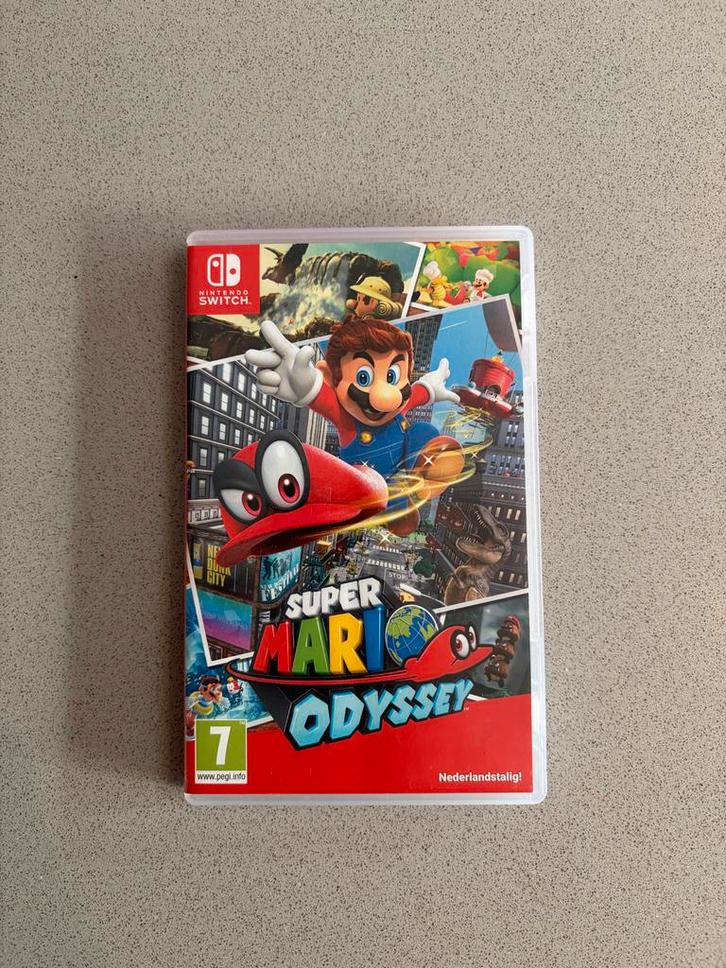 Super Mario Odyssey - Nintendo Switch, Spelcomputers en Games, Games | Nintendo Switch, Zo goed als nieuw, Platform, 1 speler