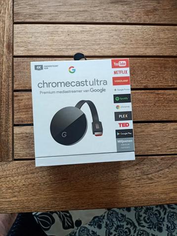 Google Chromecast Ultra 4K -met ethernet poort  beschikbaar voor biedingen