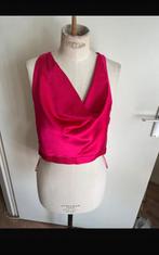 Zara glans top, Ophalen of Verzenden, Zo goed als nieuw, Zonder mouw