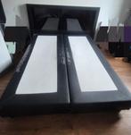 Boxpring beter bed, Ophalen, Gebruikt, Eenpersoons, Zwart