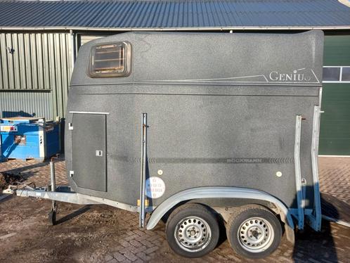 Super degelijke polyester 2 paards trailer, Dieren en Toebehoren, Paarden en Pony's | Trailers en Aanhangwagens, Gebruikt, 2-paards trailer