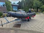 DSB defensieboot met trailer en eventueel motor!, Watersport en Boten, Zo goed als nieuw, Benzine, Minder dan 70 pk, Overige materialen