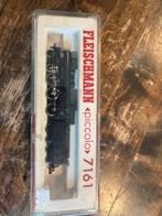 Fleischmann Piccolo 7161 N Spoor Stoomlocomotief, Fleischmann, Ophalen of Verzenden, Zo goed als nieuw, Analoog