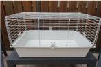 Mooie kooi met witte tralies en witte bak !!!, Kooi, Zo goed als nieuw, 75 tot 110 cm, Cavia