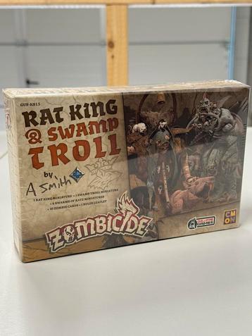 Zombicide Green Horde Rat King & Swamp Troll - Black Plague