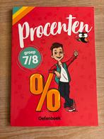 Procenten Groep 7/8 Oefenboek, Ophalen, Nieuw, Overige niveaus, Nederlands