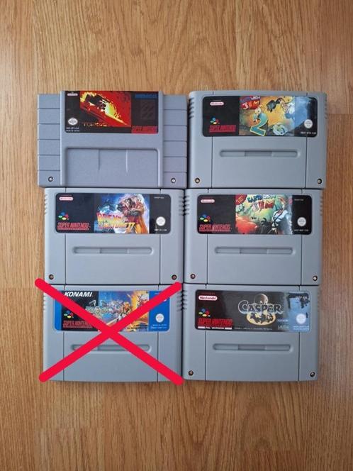 5 leuke spelletjes voor de Super Nintendo (SNES), Spelcomputers en Games, Games | Nintendo Super NES, Zo goed als nieuw, Avontuur en Actie