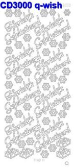 Platinum (=glans) Stickers (zie beschrijving), Verzenden, Nieuw, Overige thema's, Overige typen