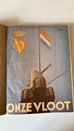 Onze vloot ingebonden jaargang 1939, in goede conditie, Ophalen of Verzenden, Tijdschrift, 1920 tot 1940