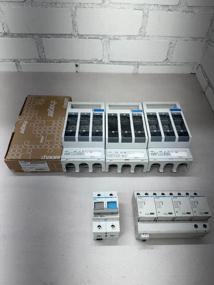 Hager mespatronen en overspanningsbeveiliging, Doe-het-zelf en Verbouw, Elektra en Kabels, Gebruikt, Overige typen, Ophalen of Verzenden