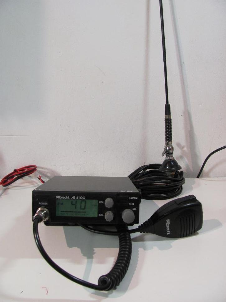 Mobiele 27mc set Albrecht AE4100, Telecommunicatie, Zenders en Ontvangers, Gebruikt, Zender en Ontvanger, Ophalen of Verzenden