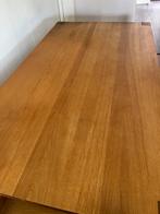Eikenhouten Eettafel met Lade, Huis en Inrichting, Ophalen, Gebruikt, 100 tot 150 cm, Eikenhout
