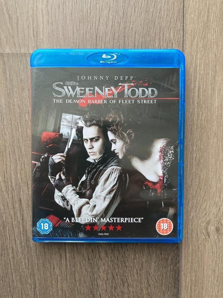 Blu-ray - Sweeney Todd, Cd's en Dvd's, Blu-ray, Zo goed als nieuw, Horror, Ophalen of Verzenden