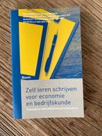 Zelf leren schrijven voor economie en bedrijfkunde, Ophalen of Verzenden, Gelezen, Economie en Marketing