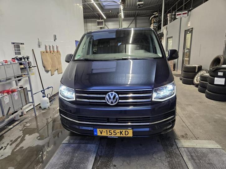 Volkswagen Transporter | 2.0 TDI | Dubbele cabine | Leder, Auto's, Bestelauto's, Bedrijf, Adaptieve lichten, Adaptive Cruise Control