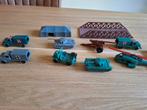 14 legervoertuigen, plastic. Tanks, tenten, brug, voertuigen, Ophalen of Verzenden, Gebruikt, Overige typen, Overige merken