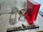Rode Nintendo Wii met Controller & Kabels, Ophalen of Verzenden