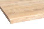 Eikenhout tafelblad 180 x 100 cm €484,70, 50 tot 100 cm, Nieuw, Industrieel, 150 tot 200 cm