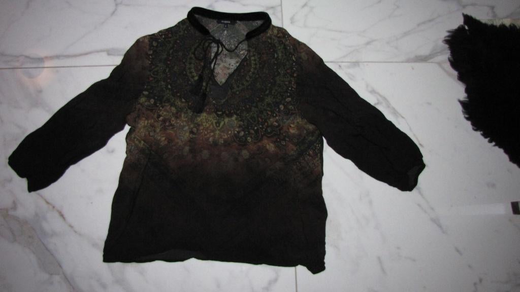 40 DESIGUAL tuniek large, Ophalen of Verzenden, Zo goed als nieuw, Maat 38/40 (M), Bruin