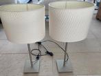 2 tafellampen Ikea Aläng, Huis en Inrichting, Ophalen, Zo goed als nieuw, Metaal, 50 tot 75 cm
