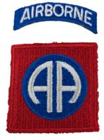 orginele  amerikaanse ww2 82 airborne patch, Verzamelen, Militaria | Tweede Wereldoorlog, Ophalen of Verzenden, Amerika, Embleem of Badge