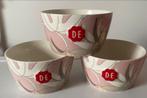3 Schalen/schaaltjes roze van DE met passiebloem print., Huis en Inrichting, Keuken | Servies, Ophalen of Verzenden, Overige stijlen